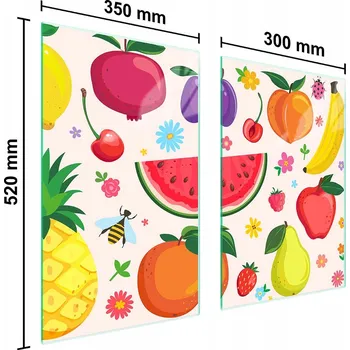 Kuchyňské prkénko Krájecí deska TMK ArtDeko sklo 2 ks