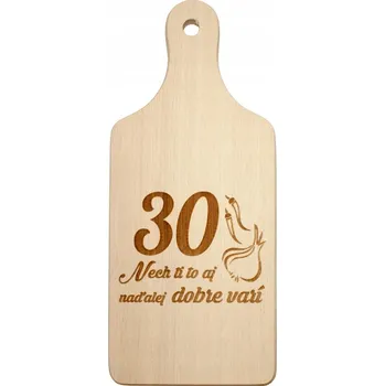 Kuchyňské prkénko KupMa Dekorativní prkénko na krájení - 30 let SK