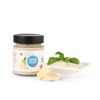 Omáčka KetoDiet Proteinová sýrová omáčka – Pecorino (140 g)