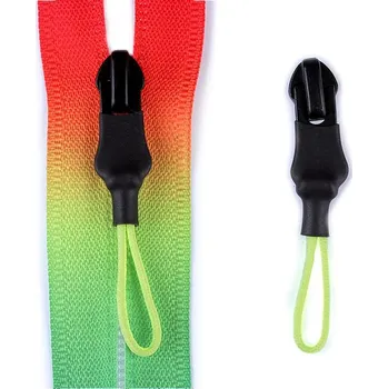 Zip Jezdec ke spirálovým duhovým zipům skrytým No 5 Varianta: 2 žlutozelená ost., Balení: 2 ks