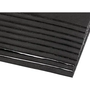 Samolepicí pěnová guma Moosgummi 20x30 cm Varianta: 10 černá, Balení: 2 ks