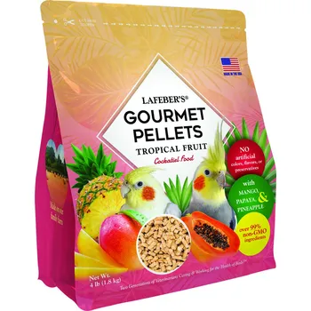 Lafeber Gourmet Pellets Tropical Fruit Cockatiel Množství: 1,8 kg/balení