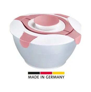 Salátová Mísa na salát Praktika, objem 6,5 l, růžová