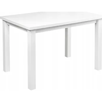 Jídelní stůl PEVNÝ STŮL DO KUCHYNĚ JÍDELNY 100x70 BÍLÝ MATNÝ