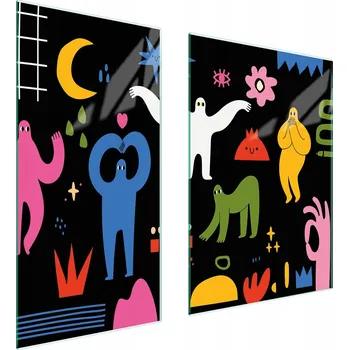 Kuchyňské prkénko Krájecí deska TMK ArtDeko sklo 2 ks