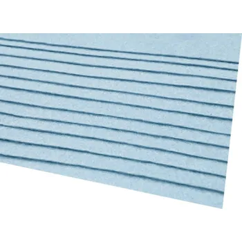 Látková dekorativní plsť / filc 20x30 cm Varianta: 20 (F64) modrá pomněnková, Balení: 12 ks