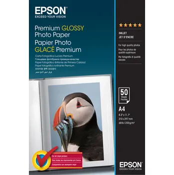 Fotopapír Epson Premium Glossy Photo Paper C13S041624 A4 50 listů