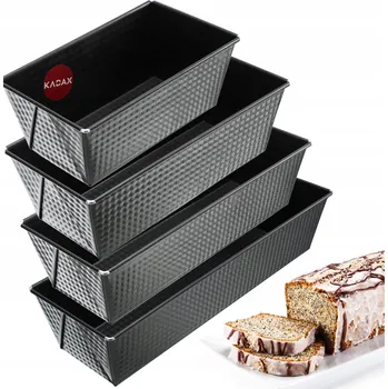 Nádoba na pečení KADAX FORMA NA BISKUPSKÝ CHLEBÍČEK FORMA NA PEČENÍ SADA XXL 4ks