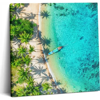Obraz Fotoobraz Plátno Hobby Do Posilovny Tropická Pláž v Koh Tao 60x60 cm