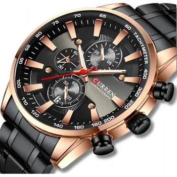 Hodinky Pánské hodinky quartzové hodinky Curren s chronografem datumovka z oceli