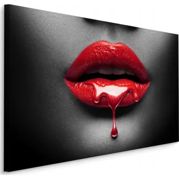 Obraz Obraz do ložnice ČERVENÉ Rty 3D Efekt 70x50