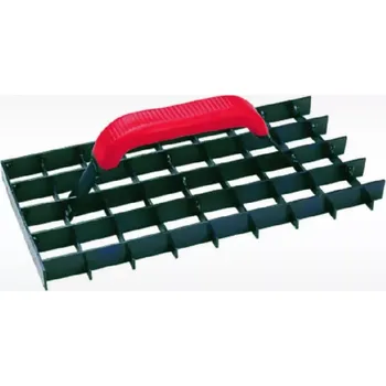 Zednické hladítko Kubala Škrabák omítek ocelový 290x150mm - plastová rukojeť