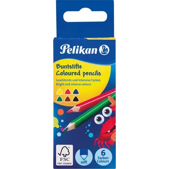 Pastelka Pastelky Pelikan 6 ks