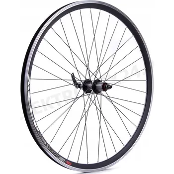 Zapletené kolo Zadní kolo na kolo 28'' Stars Circle černé 36 drátů ložiskové pro kazetu