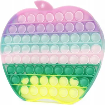 POP IT PUSH BUBBLE POP IT Jablko MAČKACÍ HRAČKA SENSORICKÁ