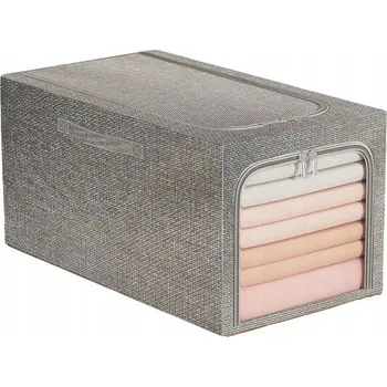 Úložný box Obal / Úložný box na povlečení a oblečení s rámem, 56L