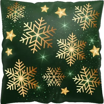 Polštář POVLEČENÍ NA POLŠTÁŘ 40x40 VELUR VÁNOČNÍ DEKORAČNÍ SAMETOVÉ NA POLŠTÁŘEK