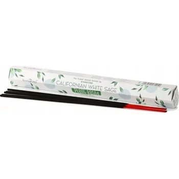 Čajovna Šestiúhelníkové vonné tyčinky na rostlinné bázi Stamford California. Bílá Šalvěj