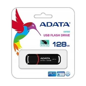 USB flash disk Flash disk ADATA AUV150-128G-RBK 128 GB USB 3.0 černý