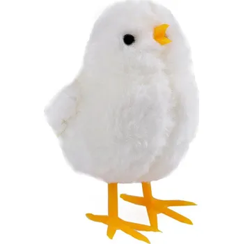 Velikonoční dekorace Dekorace velikonoční kuřátko velké Varianta: 1 krémová nejsvět., Balení: 12 ks