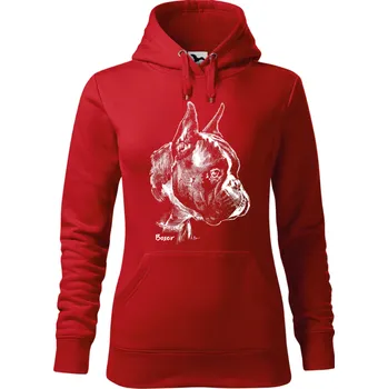 Dámská mikina Mikina - Boxer Barva: Červená (07), Velikost: XXL, Střih: Dámské