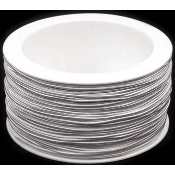 Textilie Kulatá pruženka Ø1,2 mm Varianta: 1101 bílá, Balení: 50 m