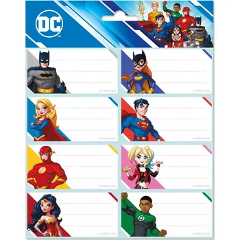 samolepka Samolepky na sešit Superman Grupoerik 16 ks