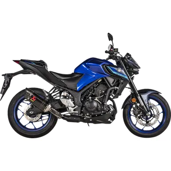 Výfuk pro motocykl Akrapovic Slip-On Line Carbon fiber/Carbon Yamaha MT-03 2022 – 2024