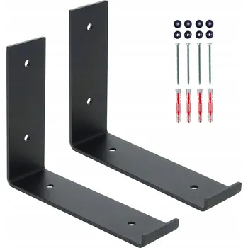 police Držáky na police 14 cm, silné a robustní, kovové