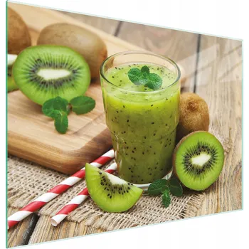 Kuchyňské prkénko SKLENĚNÉ PRKÉNKO NA KRÁJENÍ 30x22 KIWI, Z TVRZENÉHO SKLA Vícebarevná