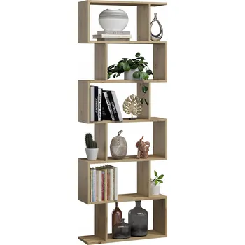 Knihovna Regál Matkam 76,4 cm x 210 cm x 28 cm dub artisan