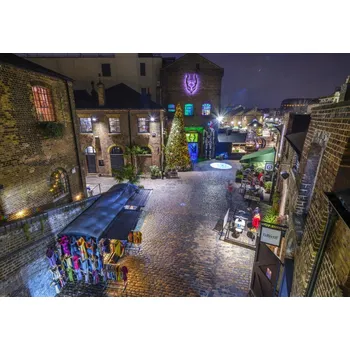 Obraz Plakát Noční trh Camden bez rámu, 66,5 x 46,5 cm