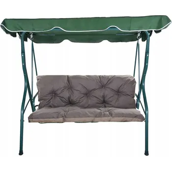 Podsedák Antracit, polštář na zahradní houpačku, 180x50x50