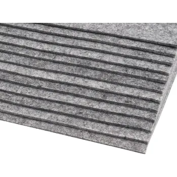 Jehla na filcování Látková dekorativní plsť / filc 20x30 cm Varianta: 17 (F92) šedá, Balení: 12 ks