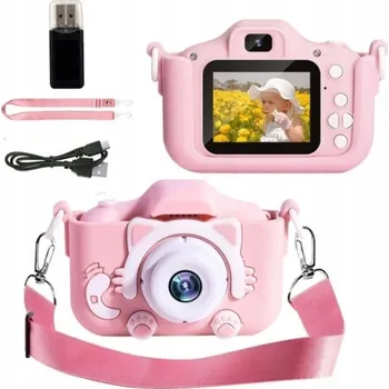 Digitální fotoaparát Dětský digitální fotoaparát KOTEK hry dárek zábava kamera