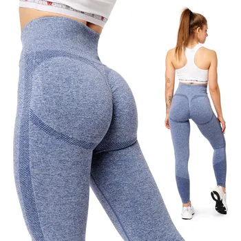 Dámské legíny Bellivalini Push Up legíny s vysokým pasem na sport a fitness BLV50-254 XL