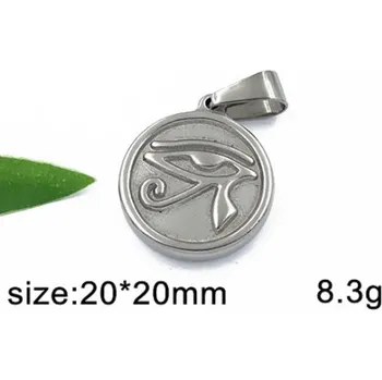 Přívěsek Horovo oko v kruhu - ocelový přívěsek - varianta 1