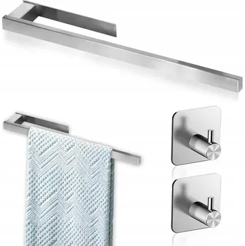 Držák na ručník DRŽÁK NA RUČNÍKY VĚŠÁK NA RUČNÍKY KARTÁČOVANÝ