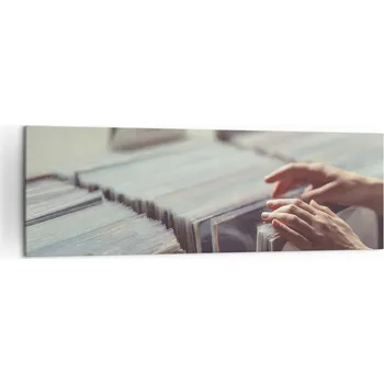 Obraz Velký obraz do obýváku 160x50 hudba moderní na plátně