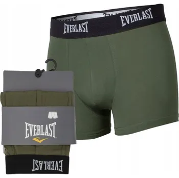 Boxerky EVERLAST pánské boxerky bavlněné vel. M khaki