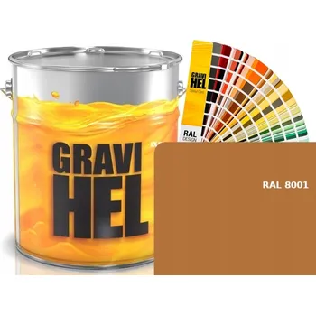 barva a nátěr na dřevo RAL 8001 hnědá BARVA LESK olejová ALKYDOVÁ 783