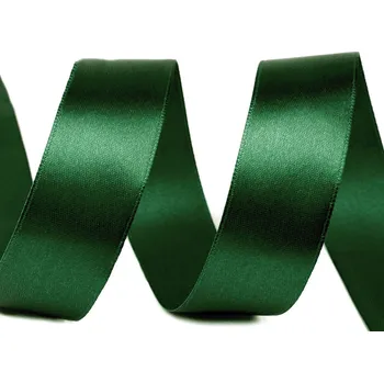 Stuha Atlasová stuha svazky po 5 m šíře 20 mm Varianta: 128 zelená tm., Balení: 5 m
