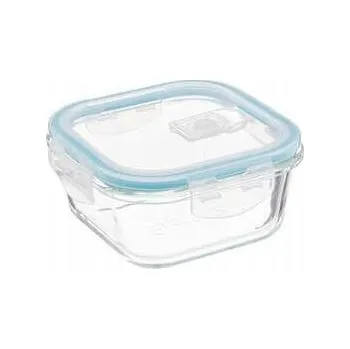 Dóza na potraviny SKLENĚNÁ HERMETICKÁ NÁDOBA UZAVÍRATELNÁ 530 ml
