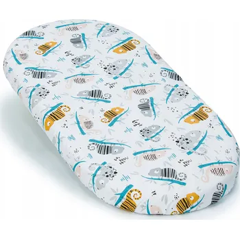 Prostěradlo Prostěradlo bavlněné do matrace do KORBIČKY pro kočárky Kameleony