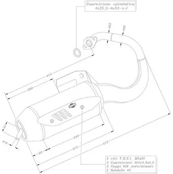 Motodíl Výfuk LeoVince PEUGEOT METAL X 50 2003 SITOPLUS