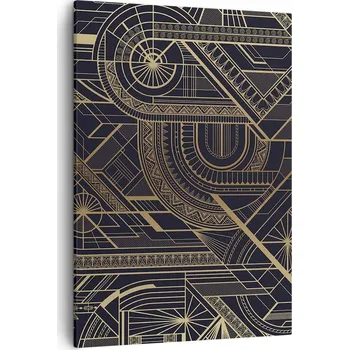 Obraz Obraz na plátně do obýváku ložnice 50x70 abstrakce obrazy na zeď