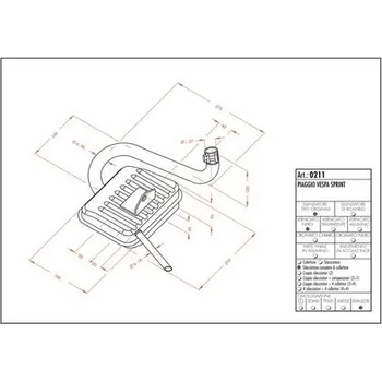 Motodíl Výfuk LeoVince VESPA SPRINT SITO