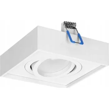 Bodové svítidlo Zápustné svítidlo GU10, nastavitelné, halogenové, ČTVEREC