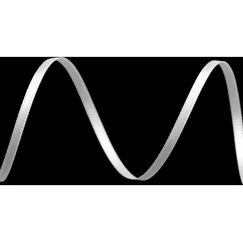 Stuha Atlasová stuha oboulící šíře 3 mm Varianta: 100 bílá, Balení: 20 m