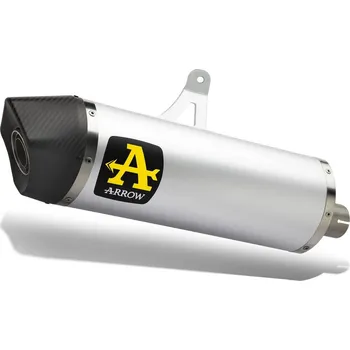 Výfuk pro motocykl Výfuk Arrow Kawasaki ER-6N - ER-6F 2005 - 2011 Maxi Race-Tech aluminum dark